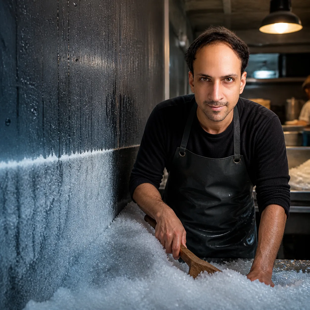 Condensation at the Fish Counter — AI Portrait Prompt