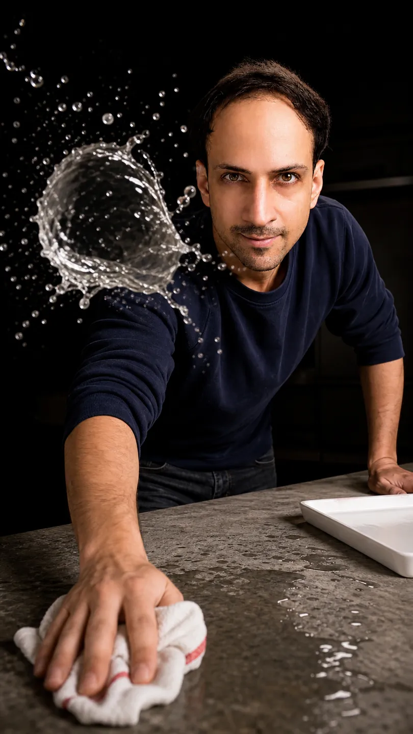 Failure's Map: Stone Kitchen Counter — AI Portrait Prompt