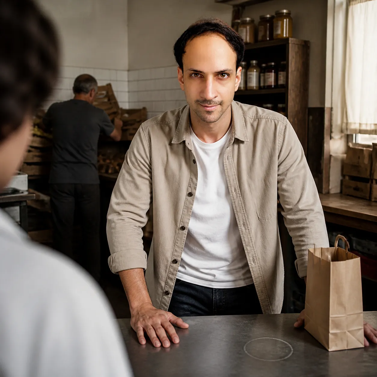 A Ring of Moisture on the Counter — AI Portrait Prompt