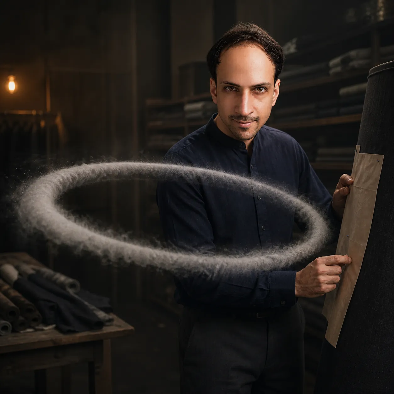 The Tailor's Chalk Ring — AI Portrait Prompt