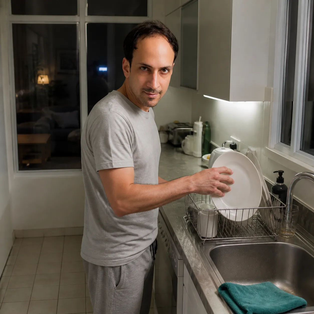 Kitchen Chore on Autopilot — AI Portrait Prompt