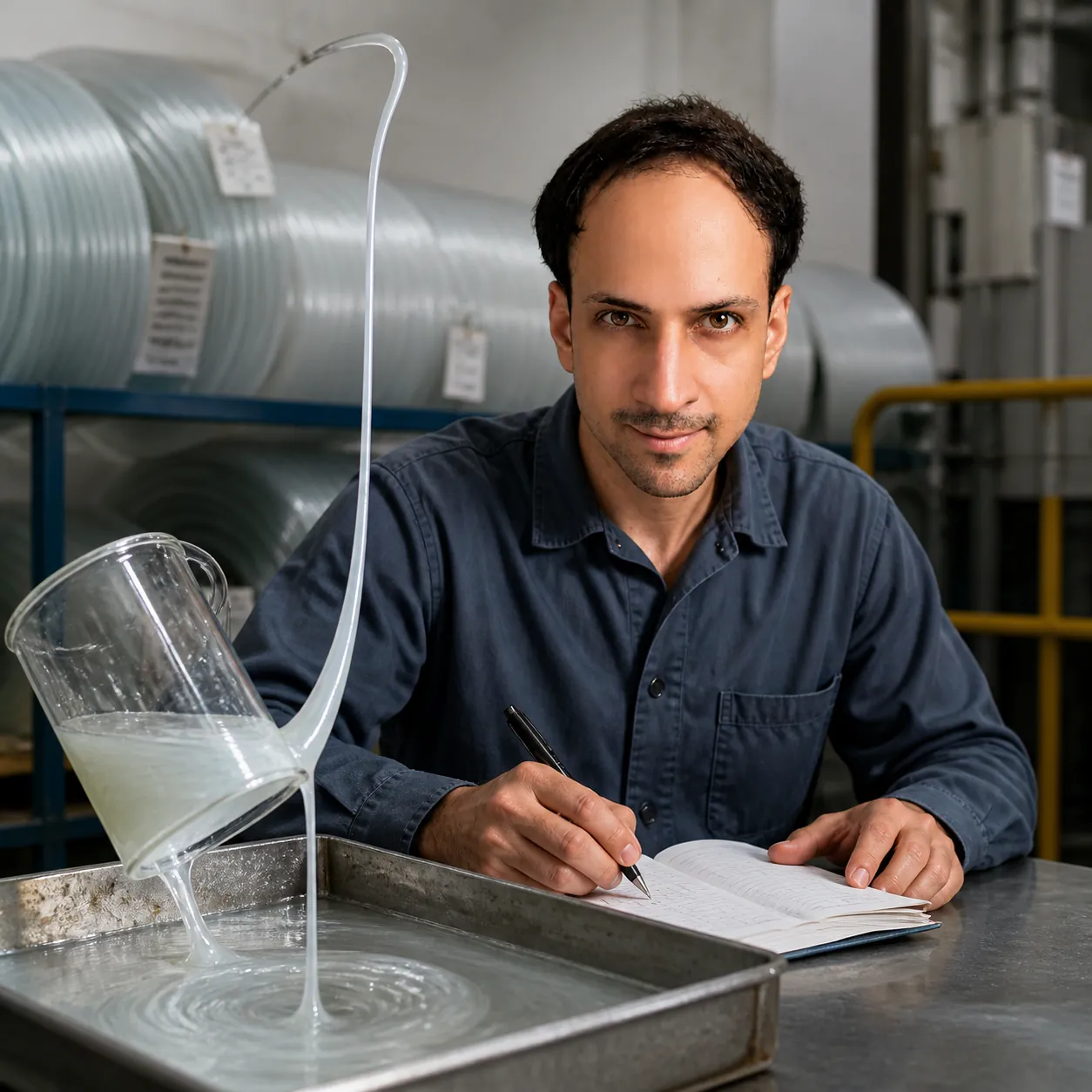 The Self-Drawn Thread at Quality Control — AI Portrait Prompt