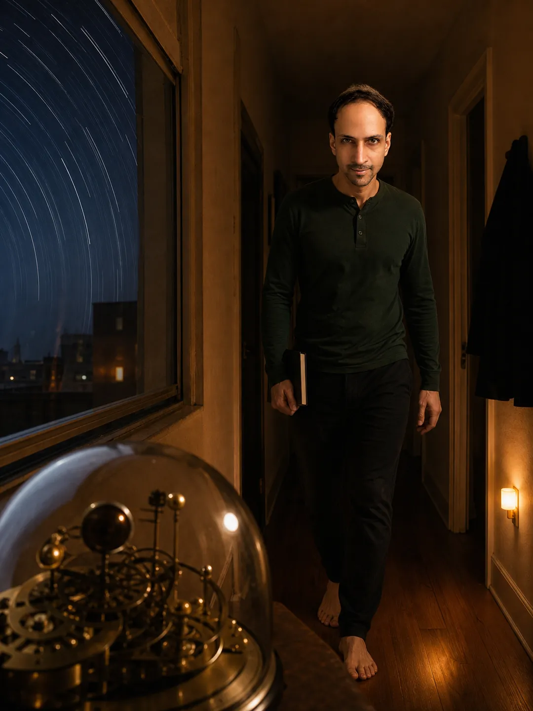 Sleep as Craft: Long Apartment Hallway — AI Portrait Prompt