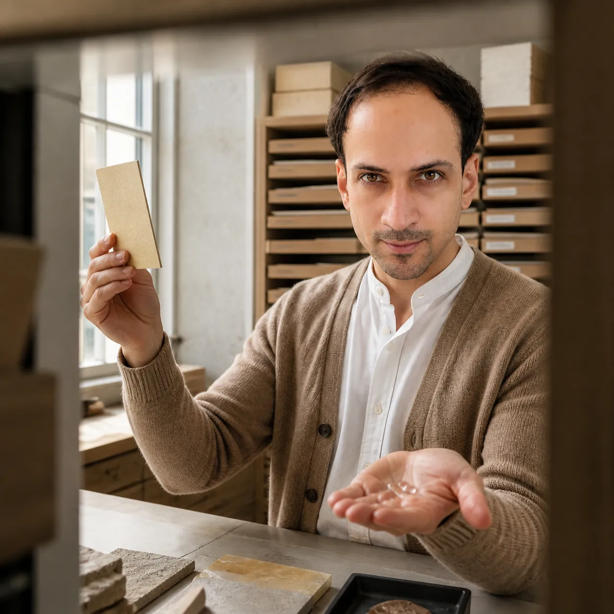Liquid Marbles in the Materials Library — AI Portrait Prompt