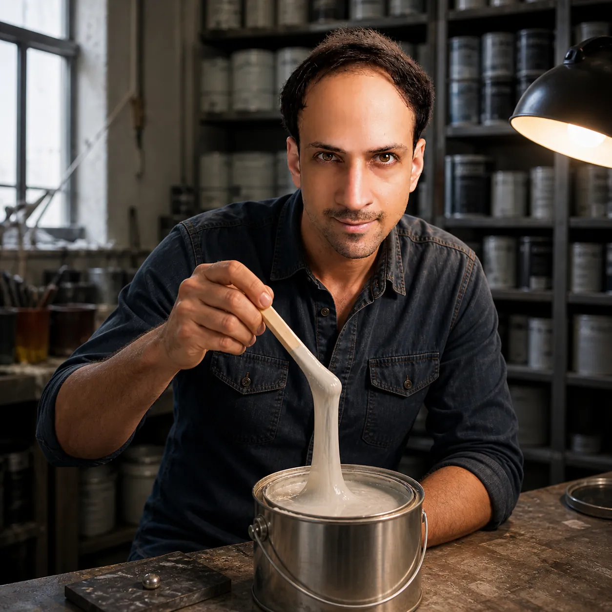The Pad That Stops Steel — AI Portrait Prompt