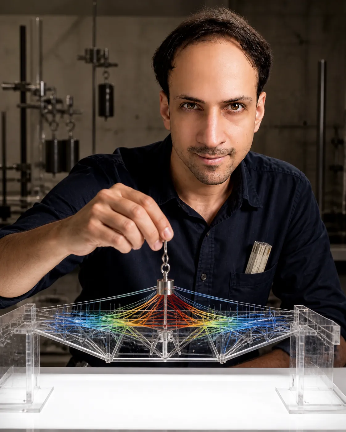 Clarity's Secret: Structures Lab Bench — AI Portrait Prompt