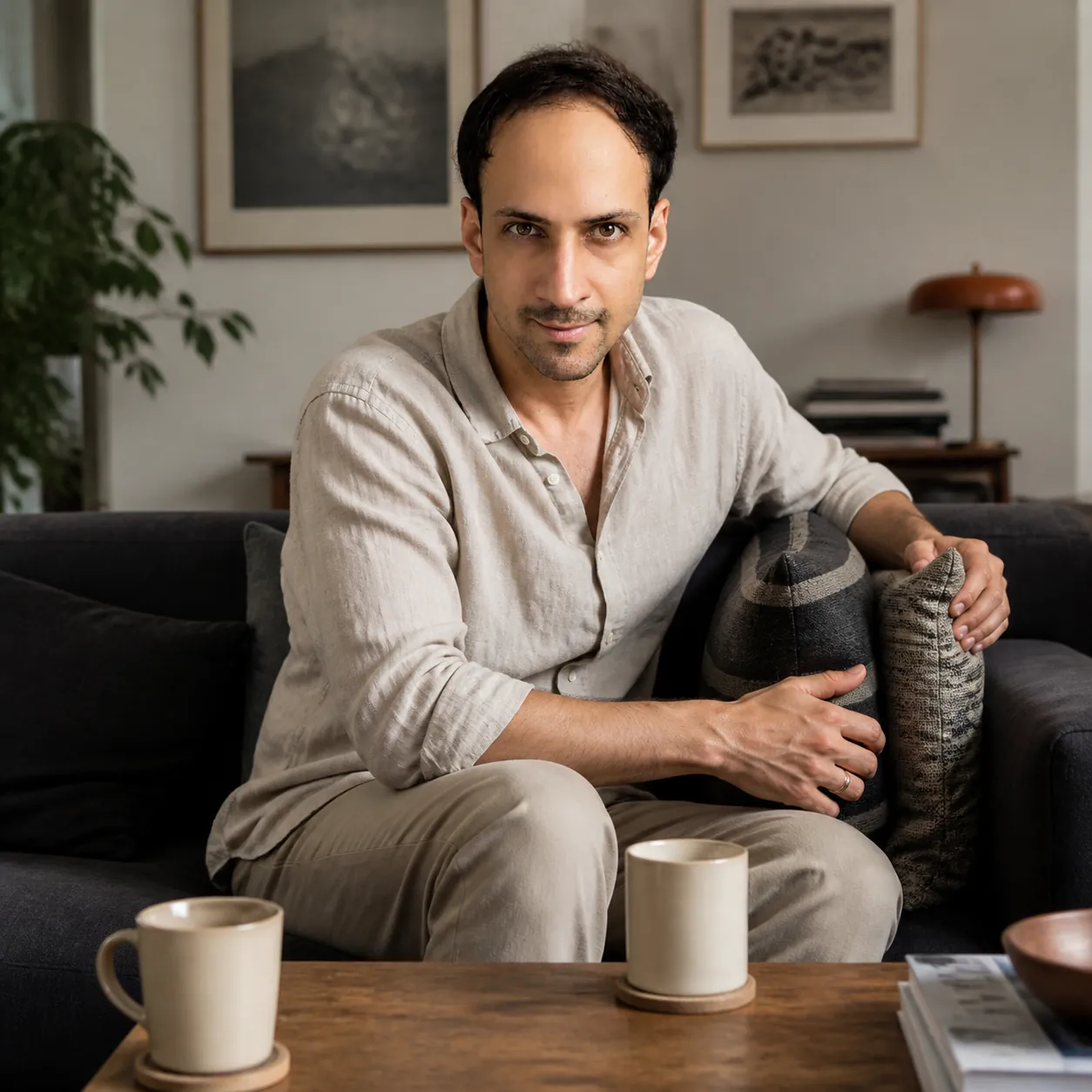 A Second Cup Cooling — AI Portrait Prompt