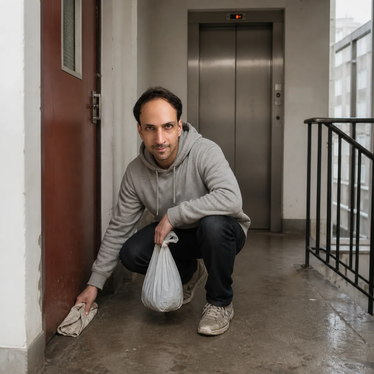 Cloth Under the Fire Door — AI Portrait Prompt