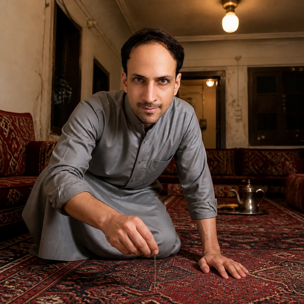 A Fresh Bulb in the Majlis — AI Portrait Prompt