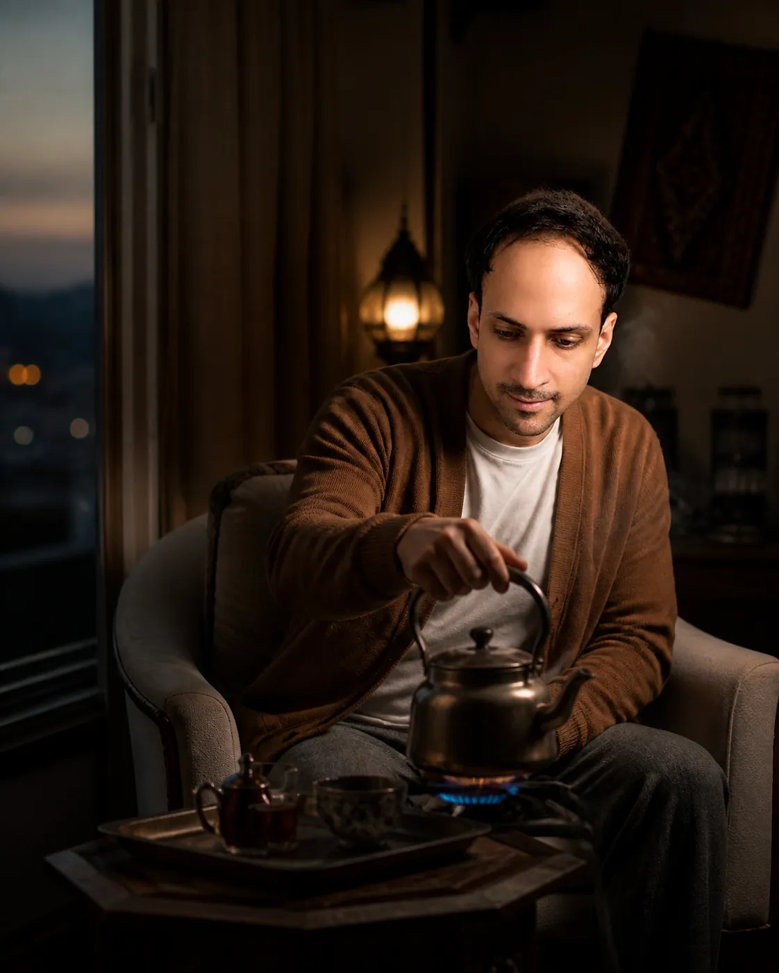 The Quiet Hours: Reading Nook — AI Portrait Prompt