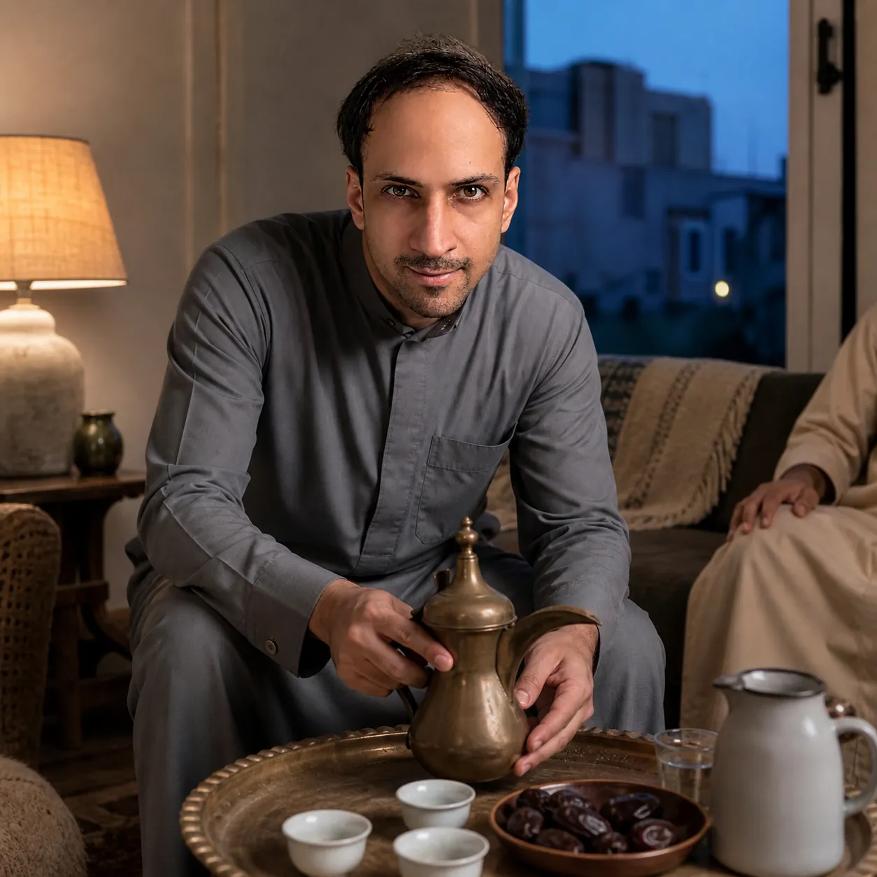 A Fresh Pot for the Visit — AI Portrait Prompt