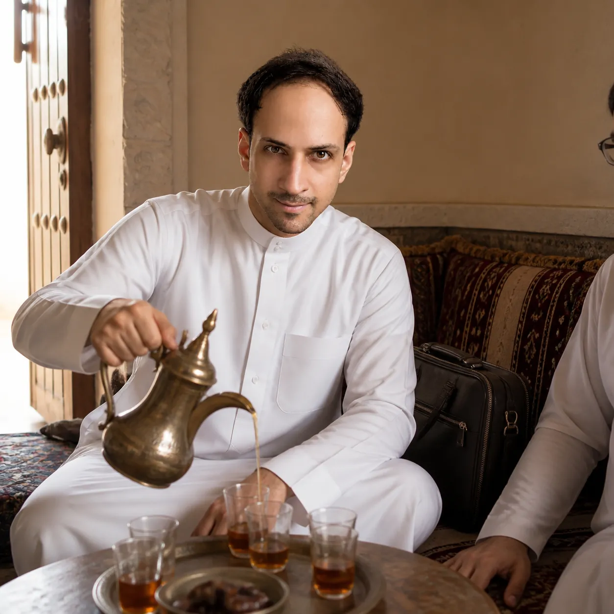 Pouring the Last Glass — AI Portrait Prompt