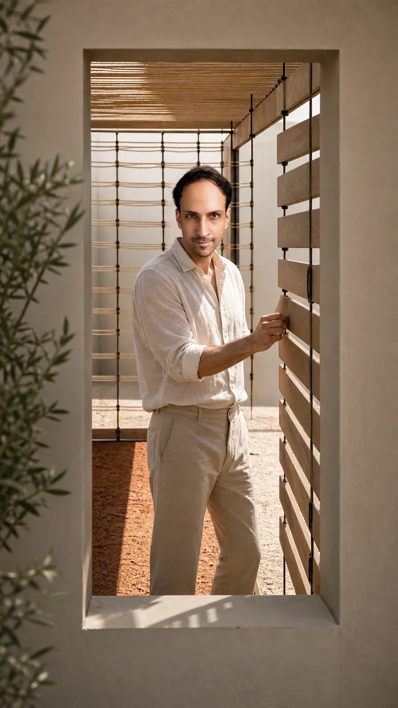Consent Is Ongoing: Small Outdoor Test Yard for Passive — AI Portrait Prompt