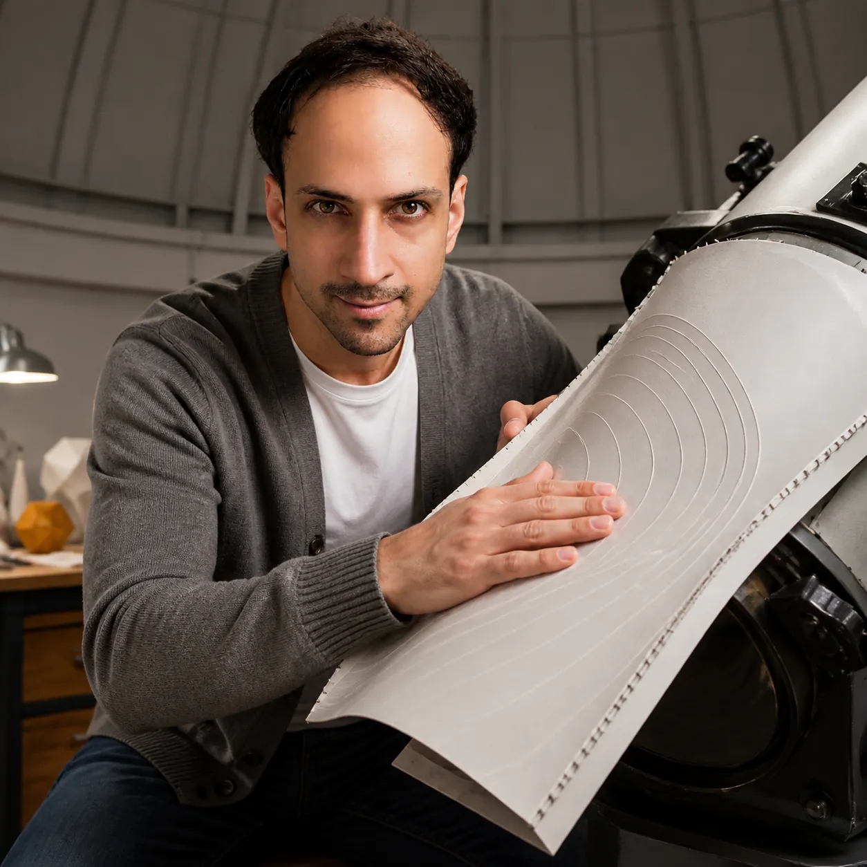 A Saddle Shell in the Observatory — AI Portrait Prompt