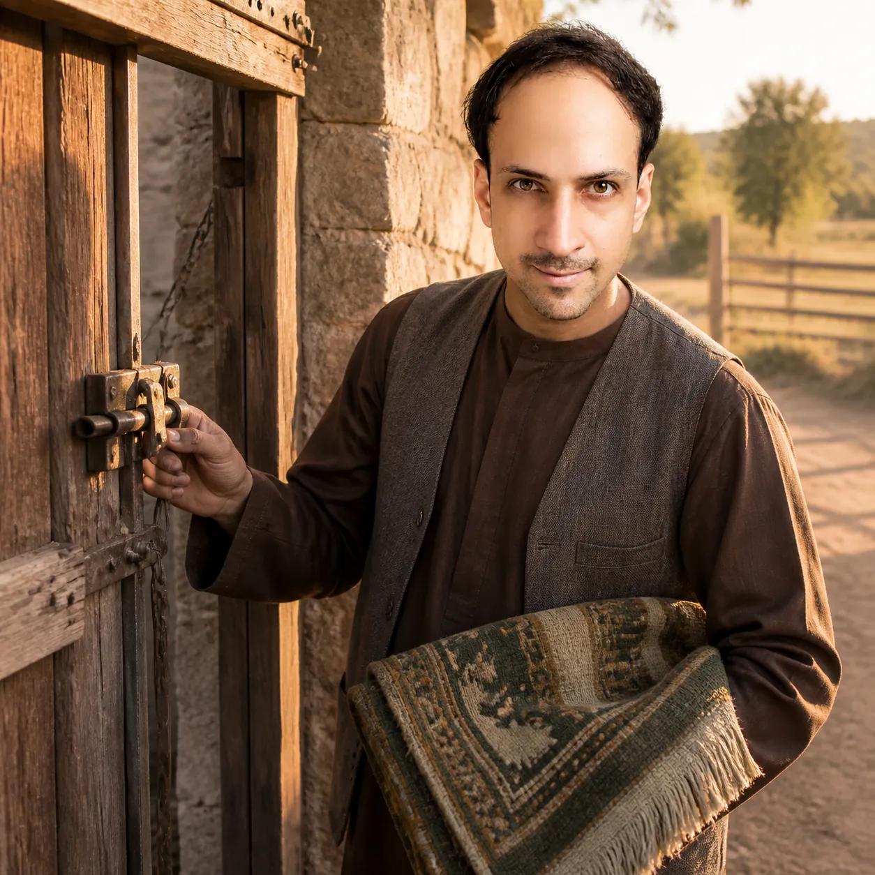 The Farm Gate Latch — AI Portrait Prompt