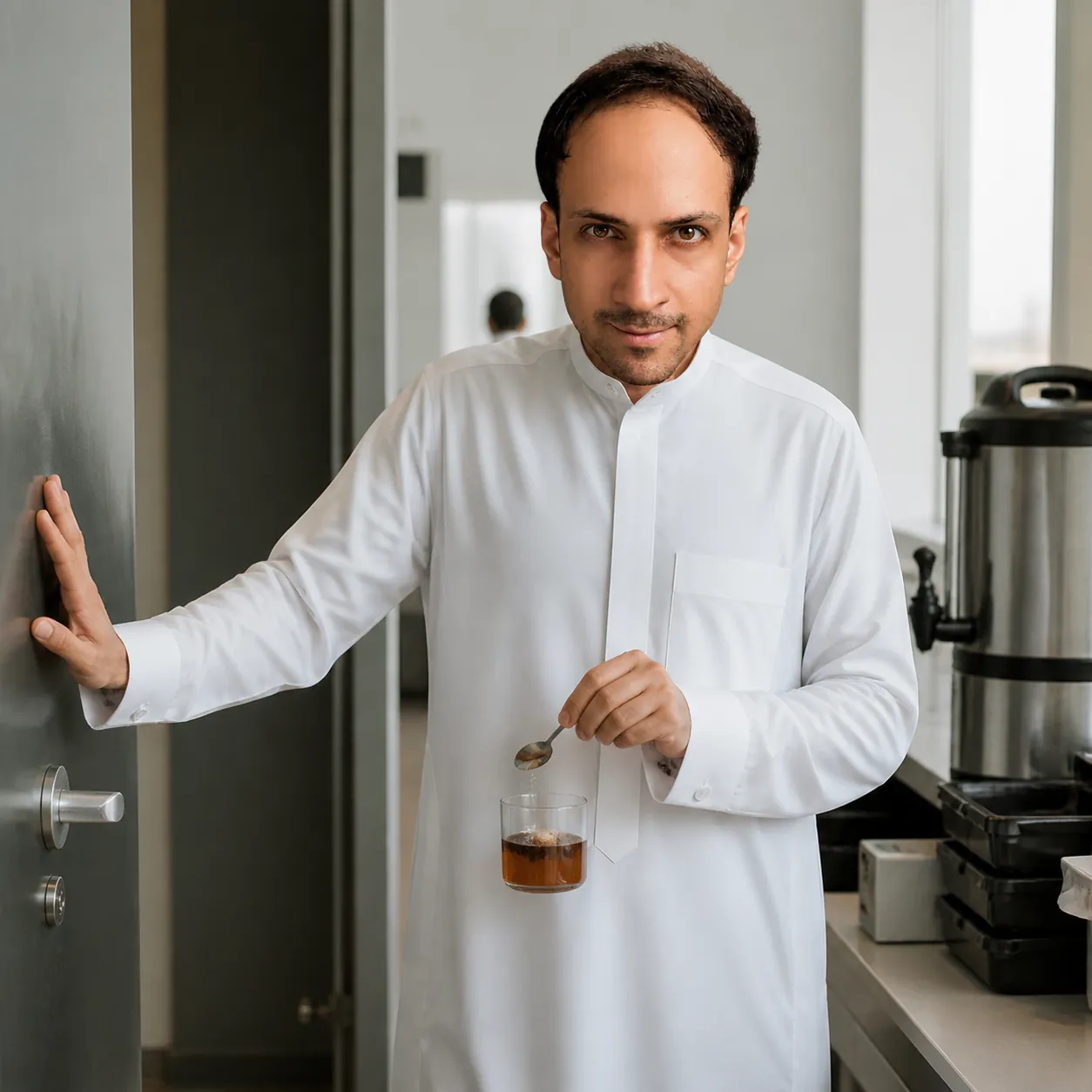 Sugar Stirred at the Tea Point — AI Portrait Prompt