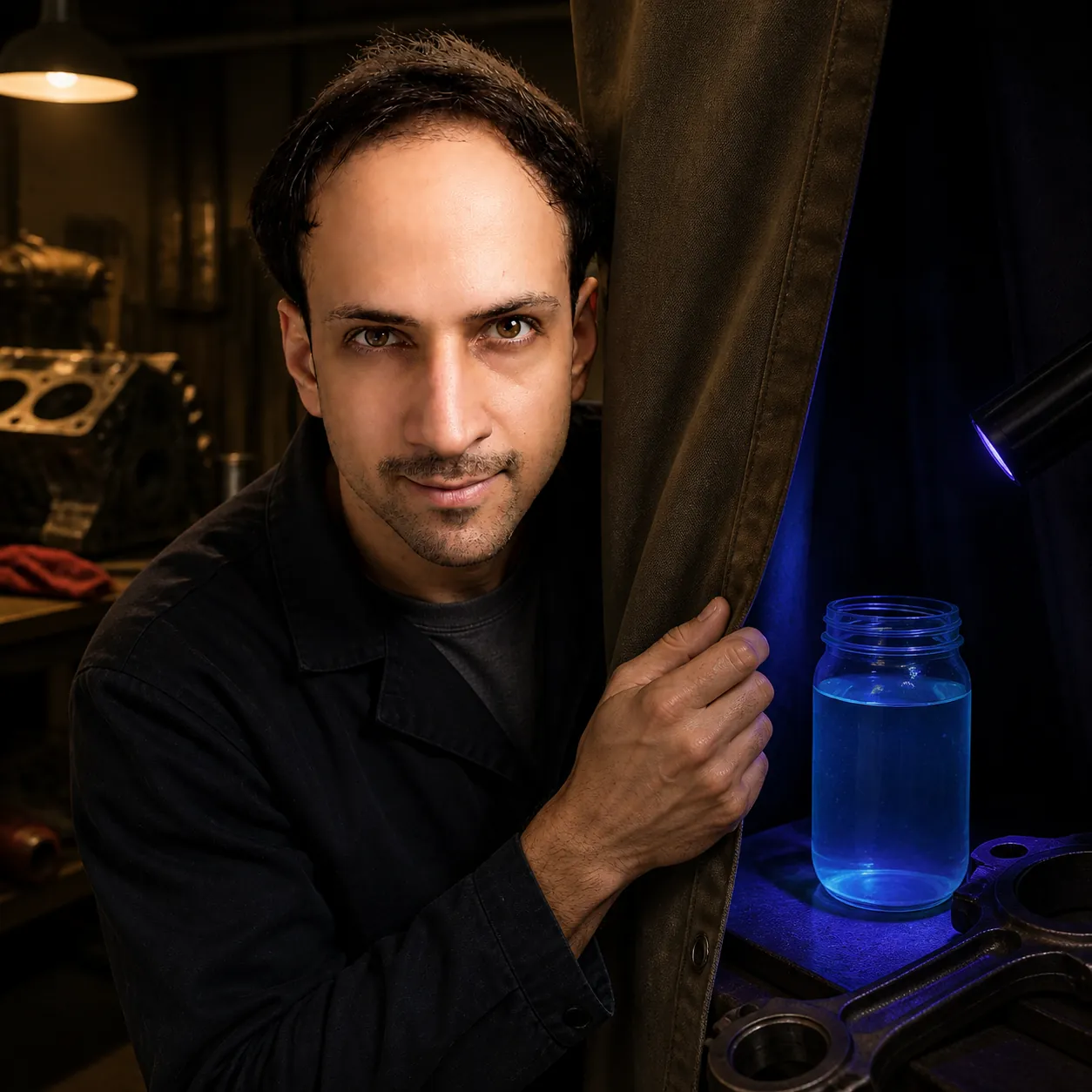 Fluorescein in Plain Water — AI Portrait Prompt