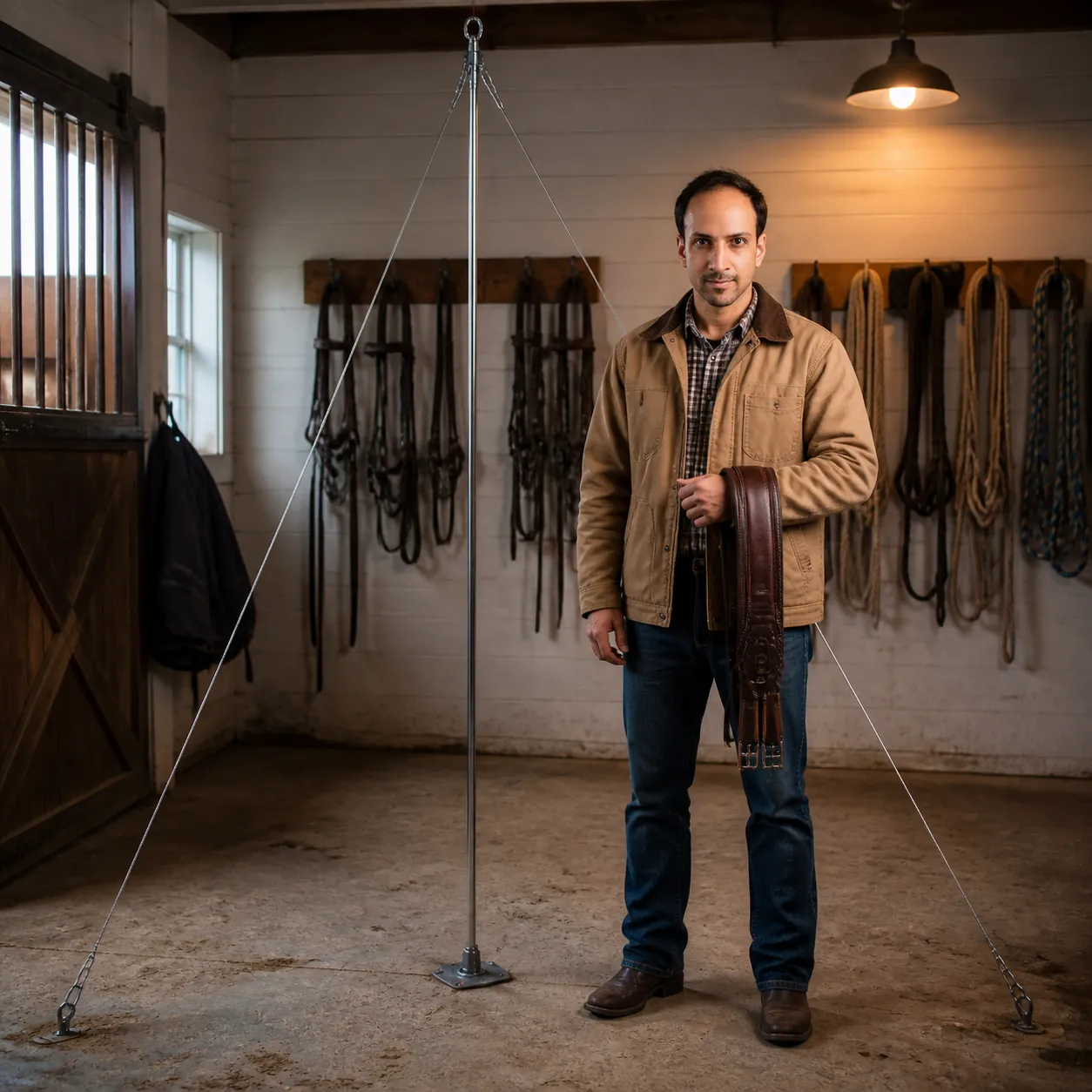 A Guyed Mast in the Tack Room — AI Portrait Prompt