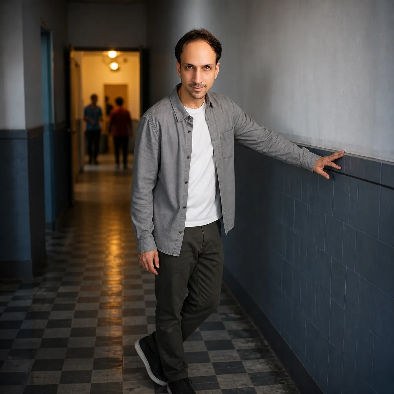 Shoes Angled Toward the Way In — AI Portrait Prompt