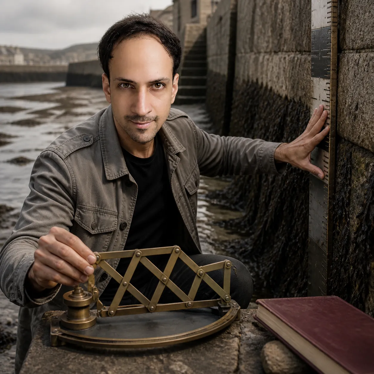 Brass Linkage at Low Tide — AI Portrait Prompt