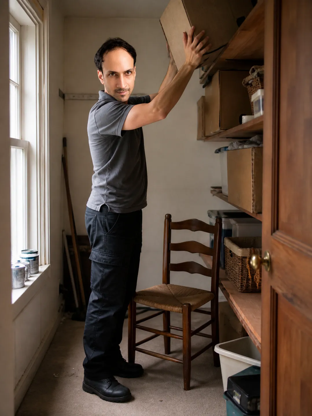 The Long Way Round the Store Room — AI Portrait Prompt