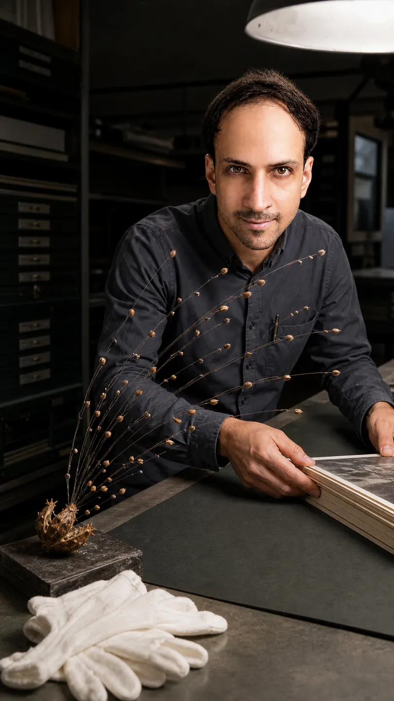 The Honest Ricochet: Print Archive Table — AI Portrait Prompt