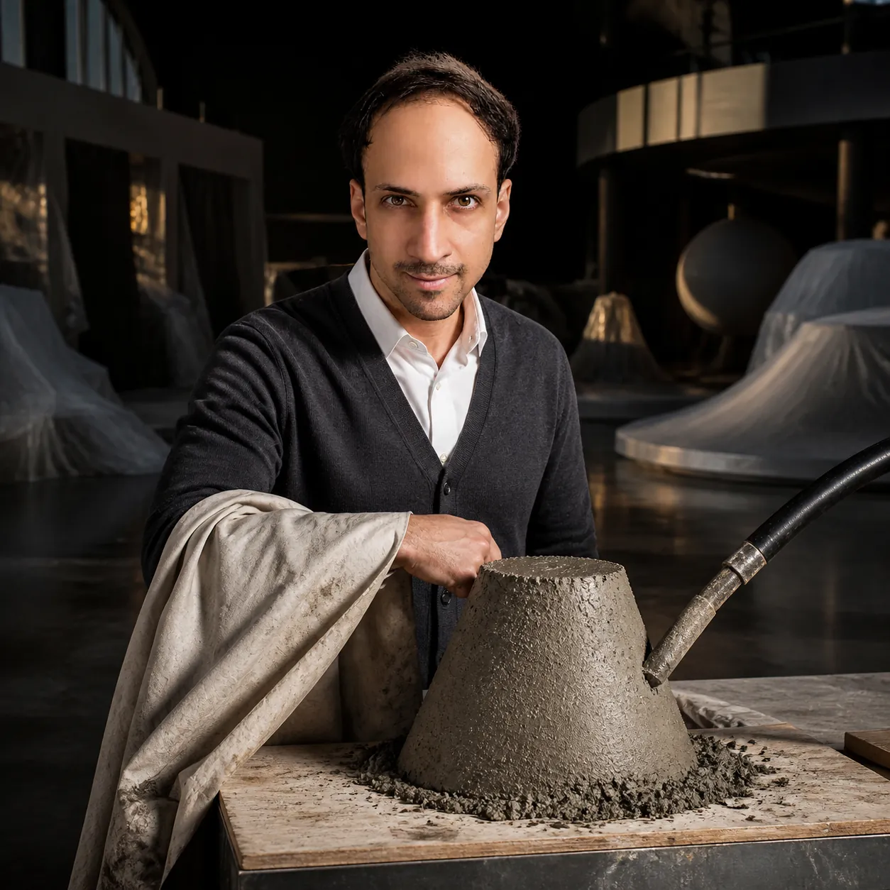 The Cone Before the Exhibits Wake — AI Portrait Prompt