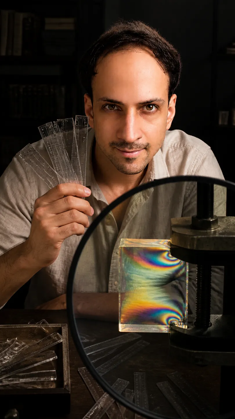 Stress Confesses: Home Study — AI Portrait Prompt