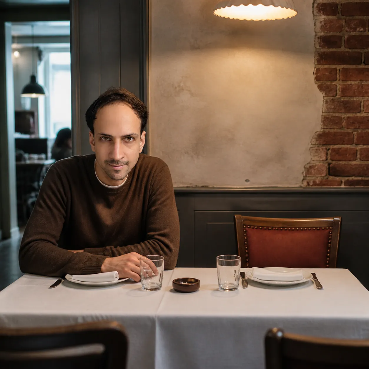 A Table Set for Two — AI Portrait Prompt