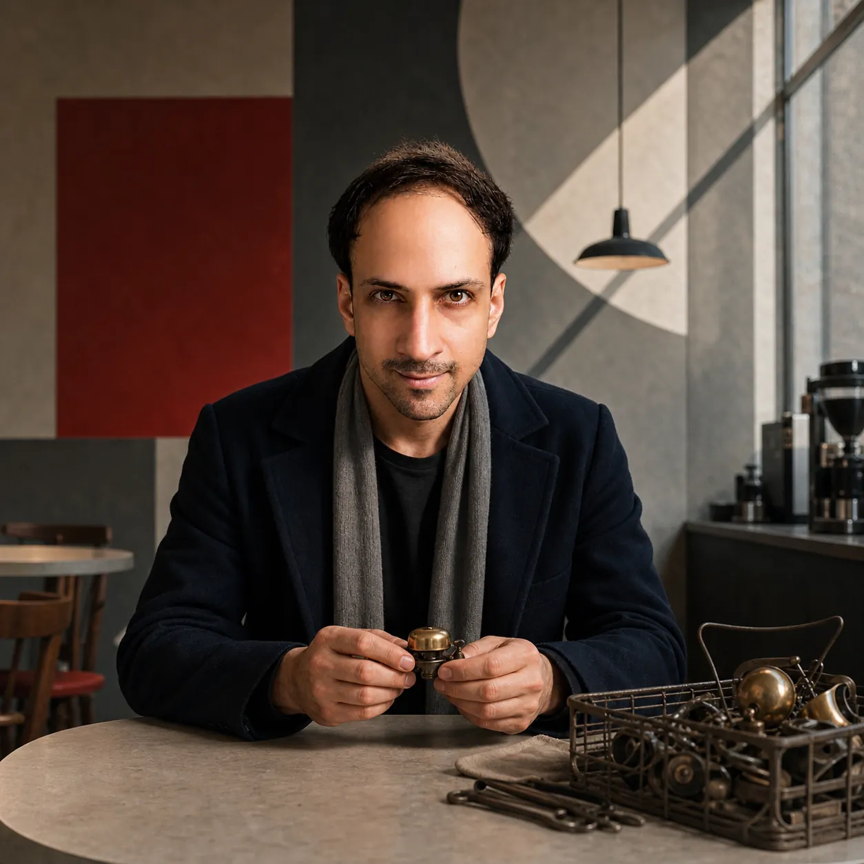 Urban Poetry: Illumination with a small bicycle bell — AI Portrait Prompt