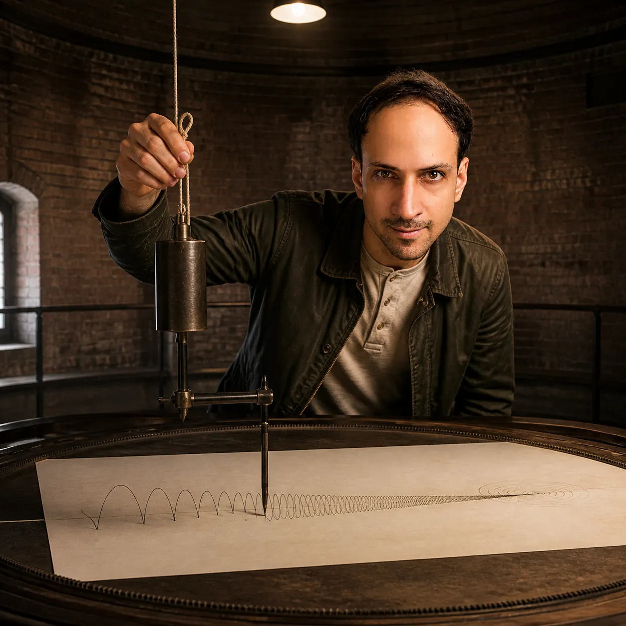 Decaying Wave in the Water Tower — AI Portrait Prompt