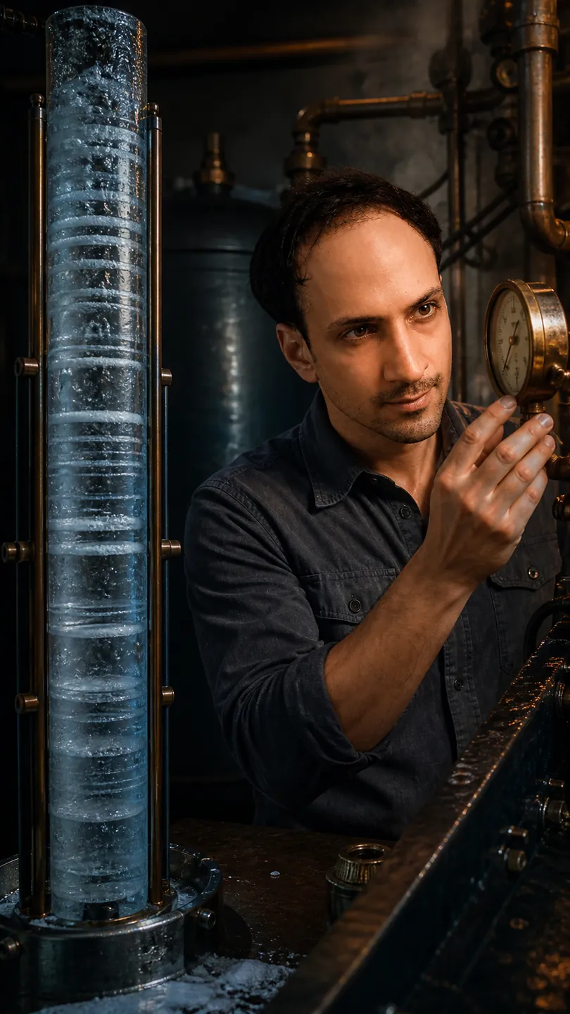 Adaptation's Ledger: Clean Small Boiler Room — AI Portrait Prompt