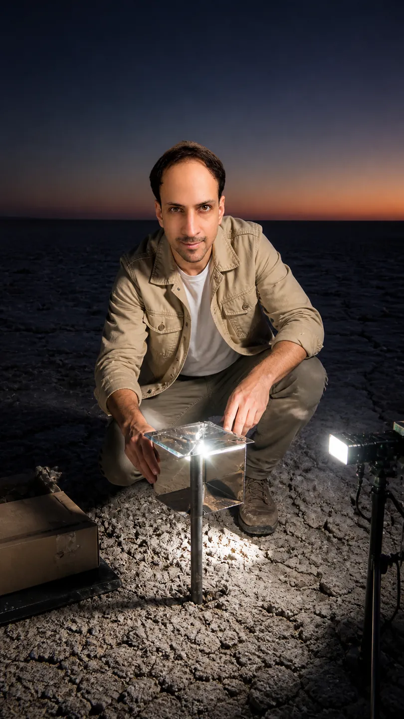 The Way Home: Sabkha Salt Flat — AI Portrait Prompt