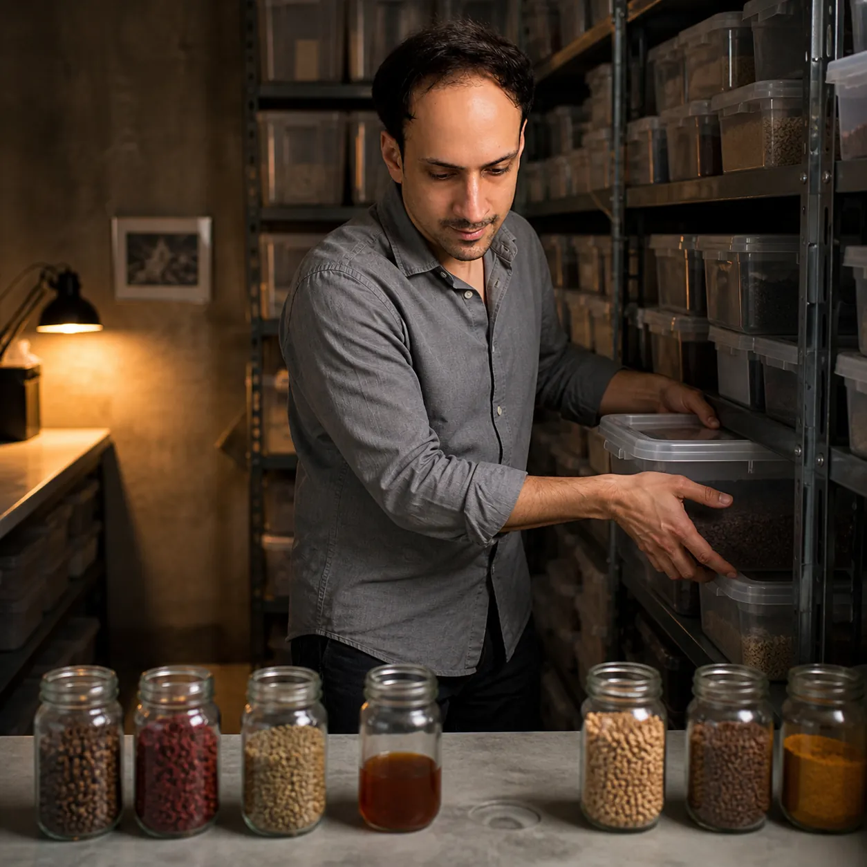 A Gap in the Storage Row — AI Portrait Prompt
