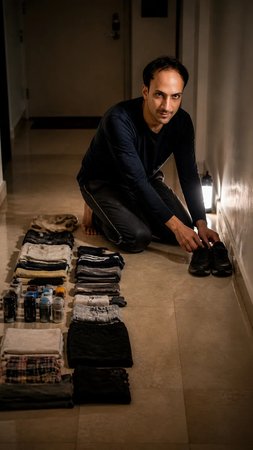 At Three: Entrance Hallway — AI Portrait Prompt