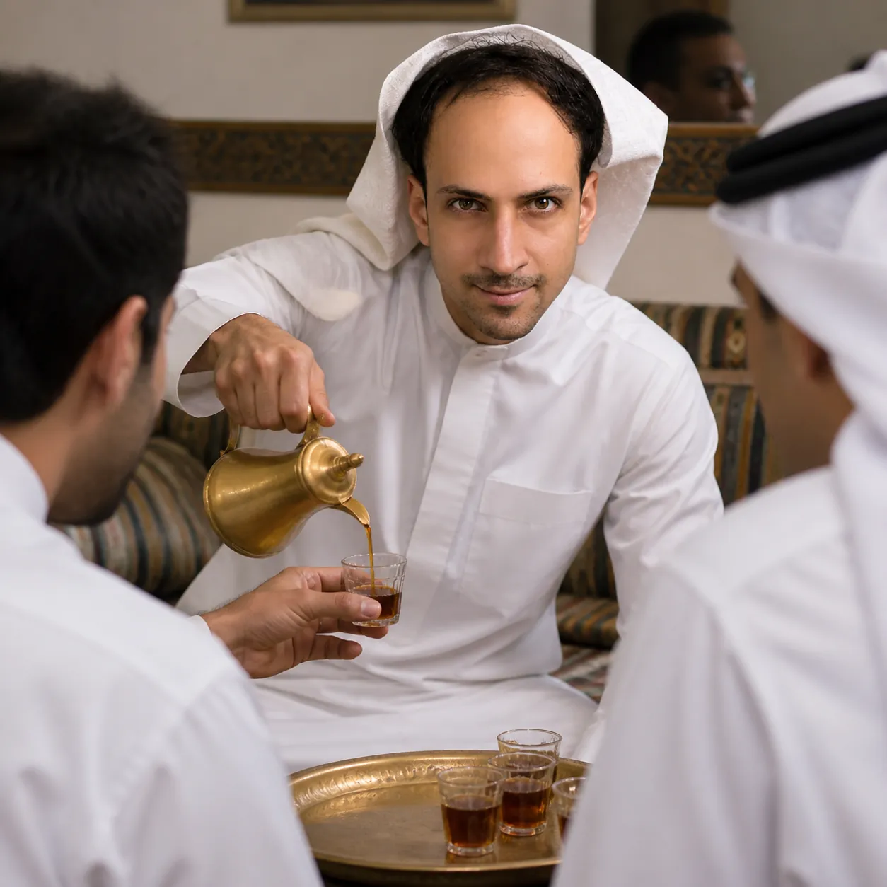 Half a Step Back in the Majlis — AI Portrait Prompt