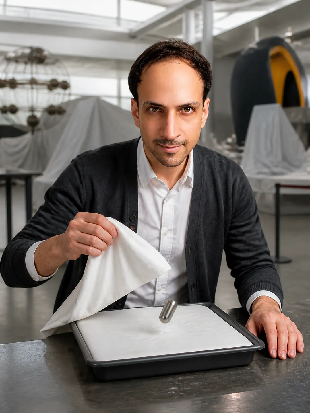 Two Verdicts in the Science Hall — AI Portrait Prompt