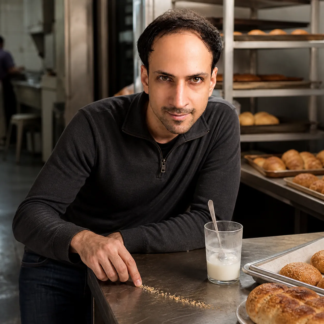 Bakery Shelf Morning — AI Portrait Prompt