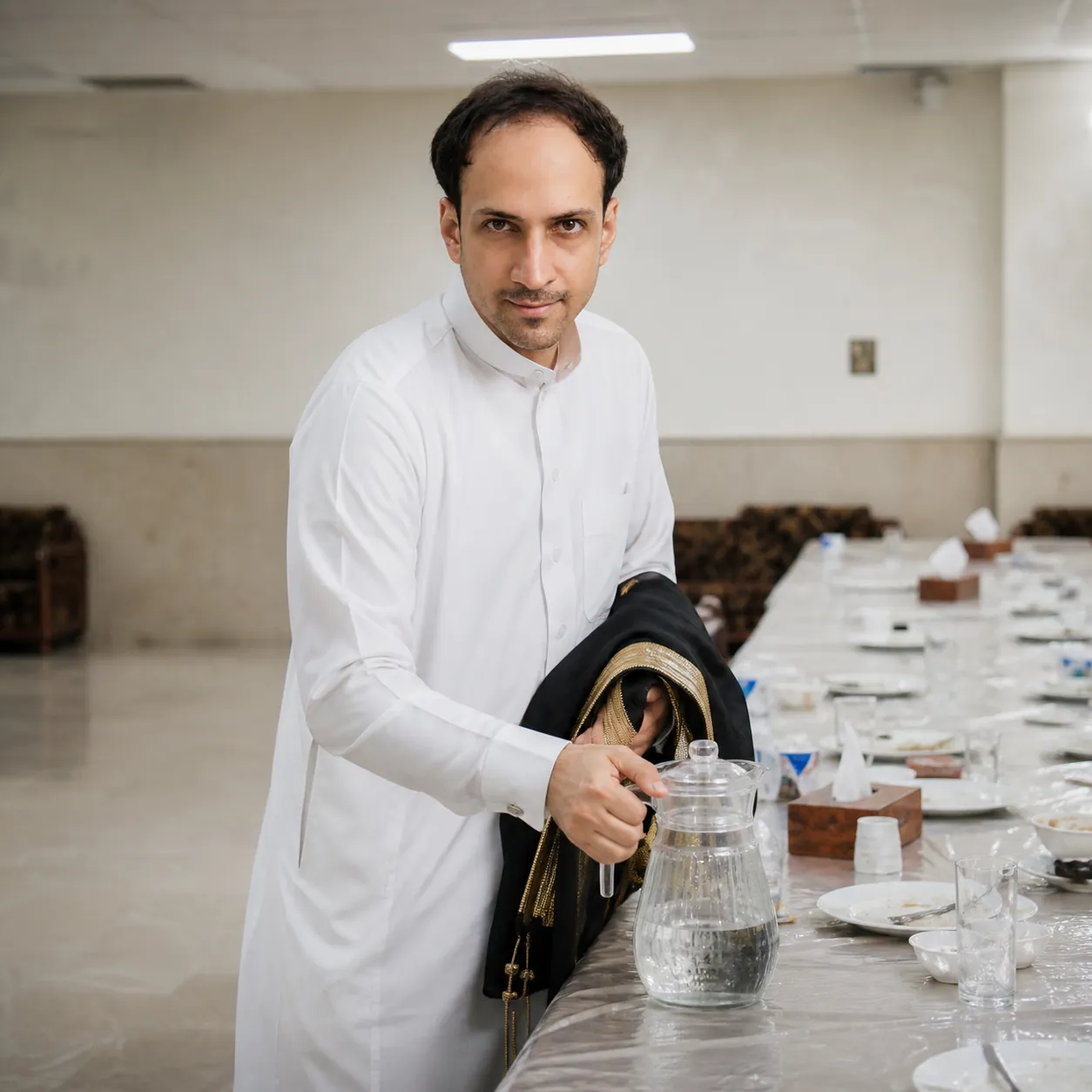 The Water Jug After the Meal — AI Portrait Prompt