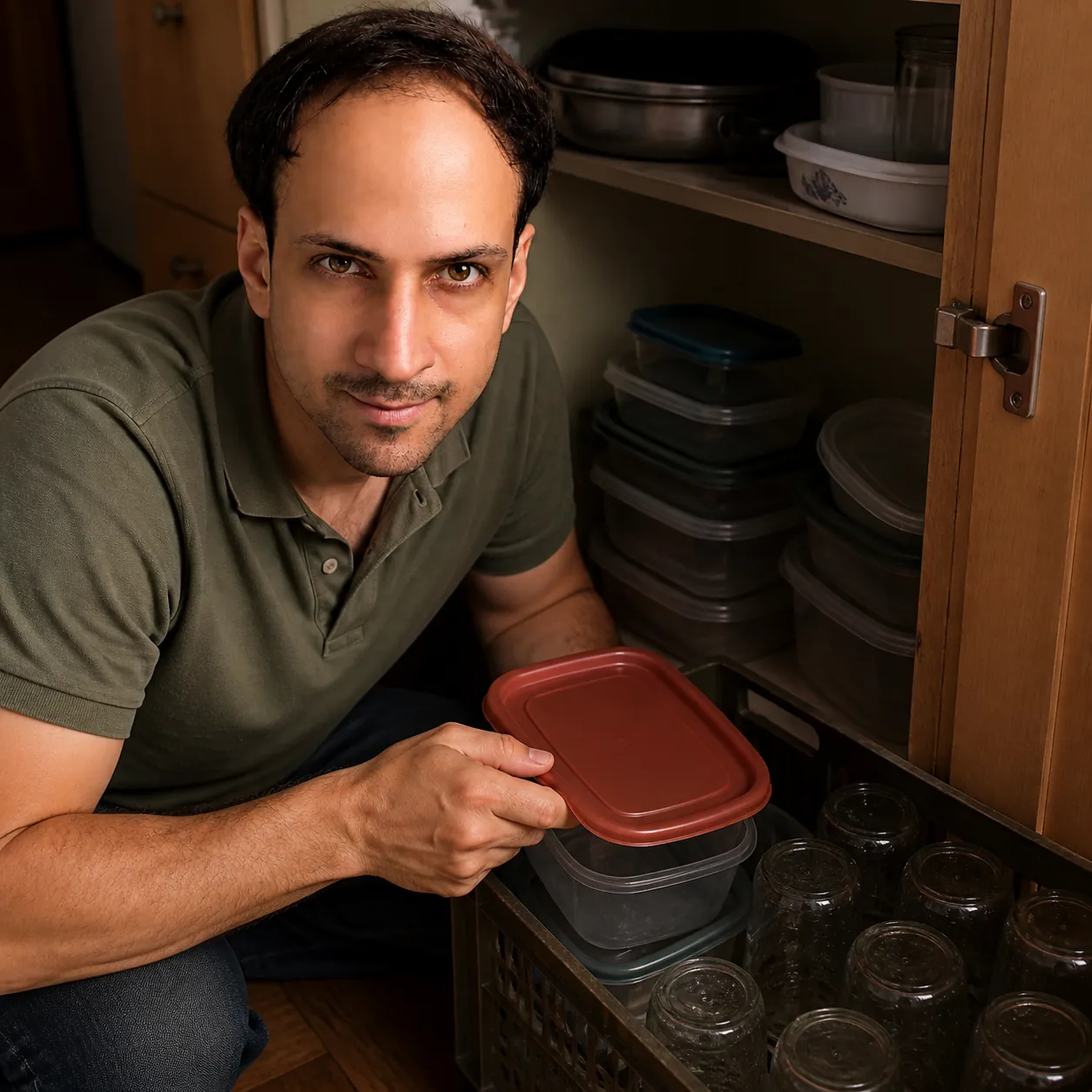 Jars Kept for a Nameless Season — AI Portrait Prompt