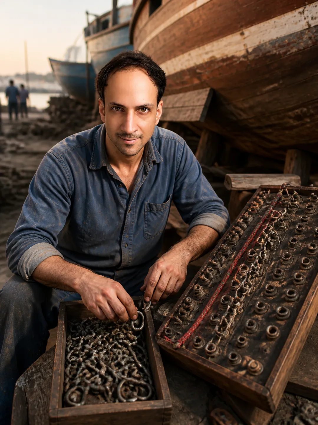 Practice Laid Down: Jeddah Fishing Slipway — AI Portrait Prompt