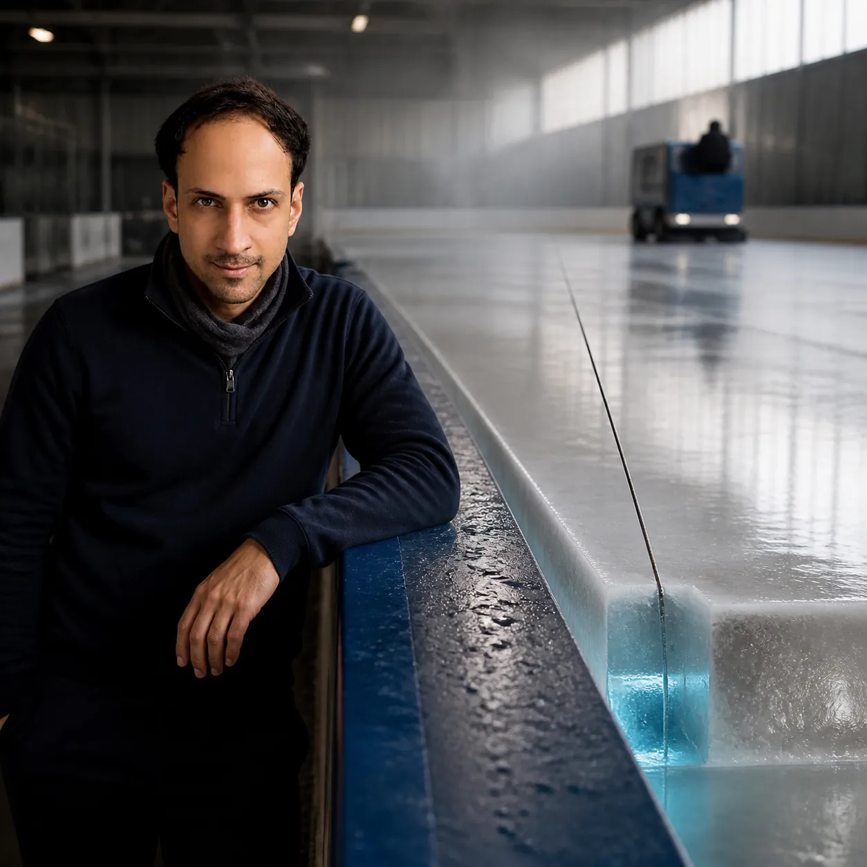The Ice That Closes Behind — AI Portrait Prompt
