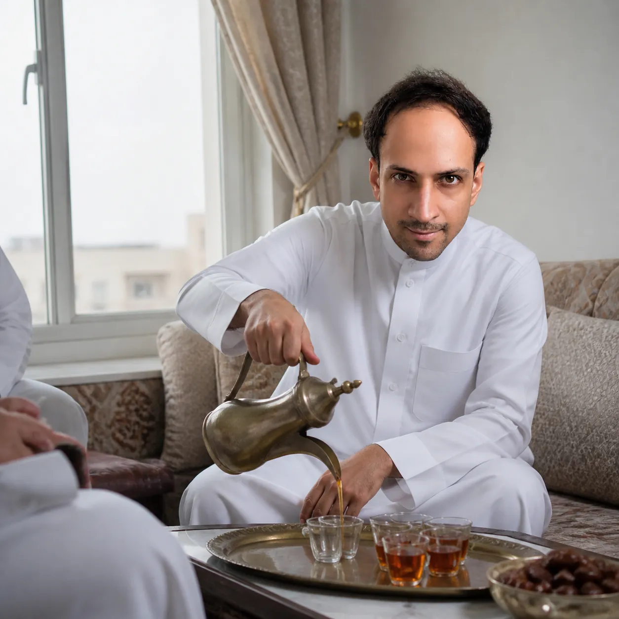 Tea for the Last Glass — AI Portrait Prompt