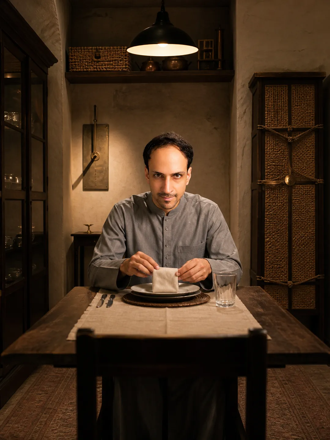 Scheduled Plenty: Long Dining Room — AI Portrait Prompt