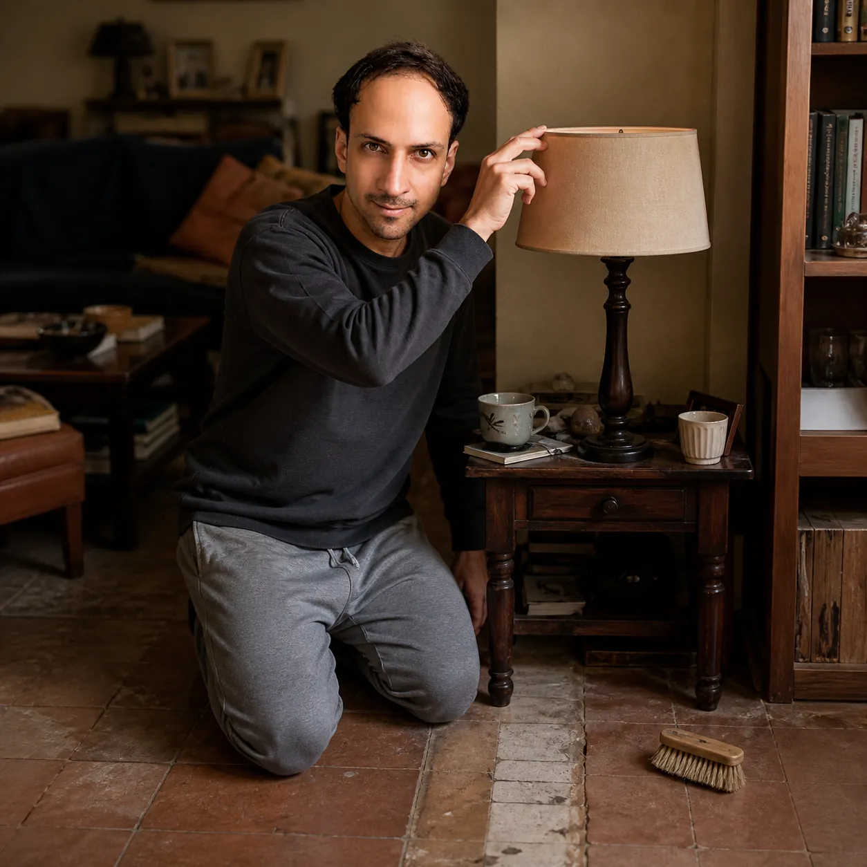 The Paler Strip of Floor — AI Portrait Prompt