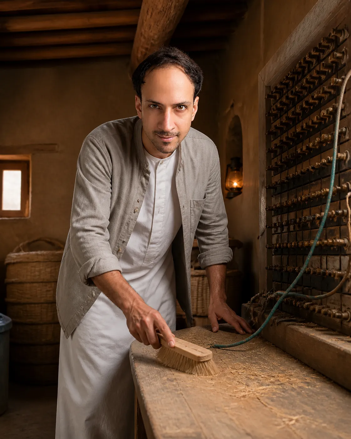 Practice Laid Down: Mudbrick Storeroom — AI Portrait Prompt