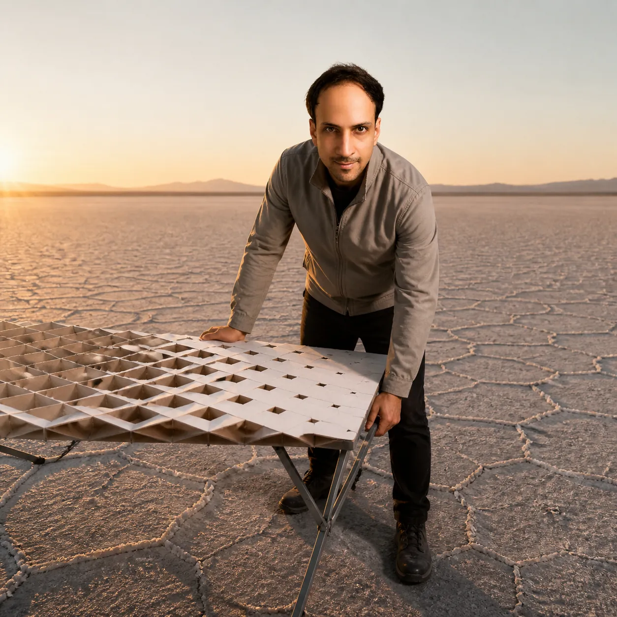 The Lattice That Grows Wider — AI Portrait Prompt