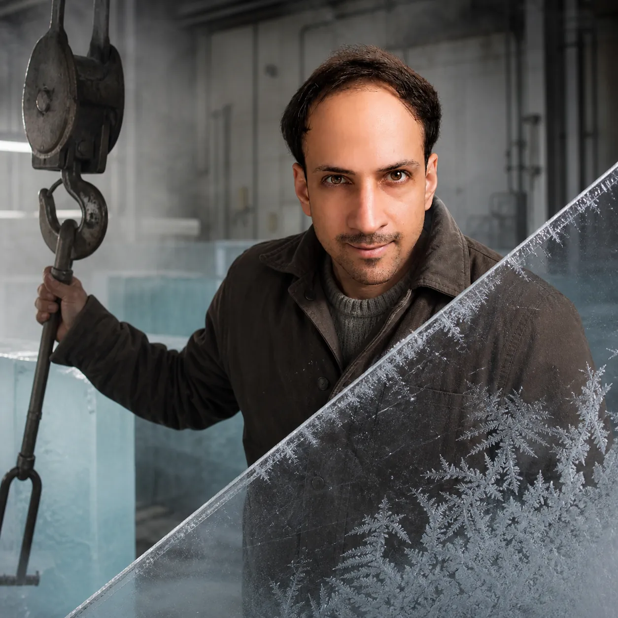 Frost Ferns in the Ice Plant — AI Portrait Prompt
