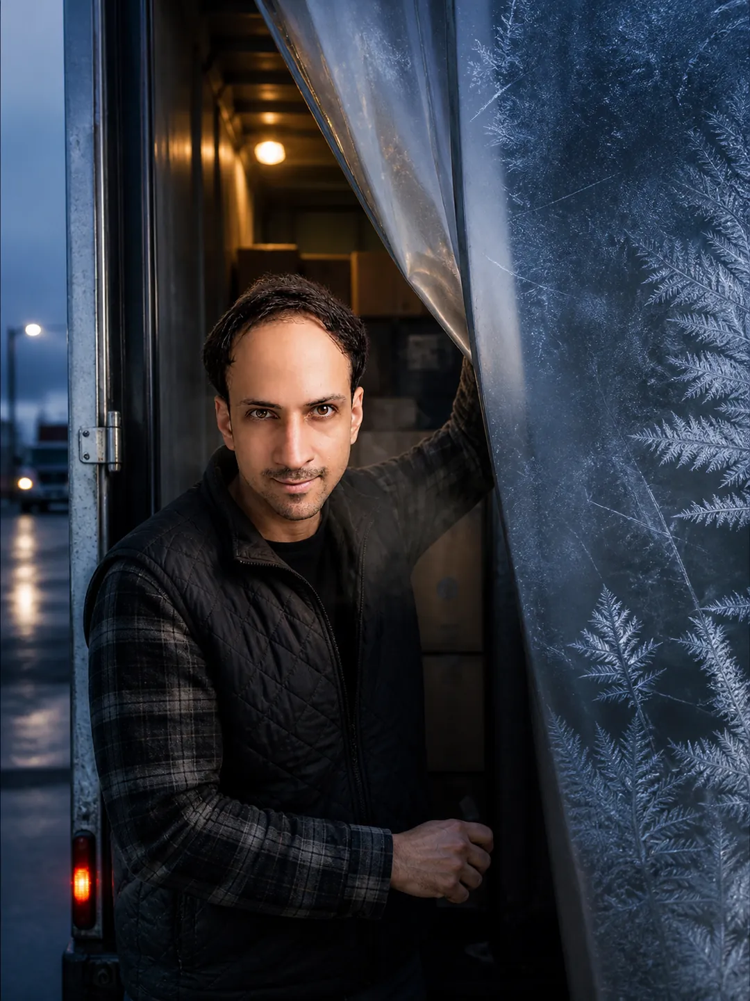 Frost Ferns in the Refrigerated Truck — AI Portrait Prompt