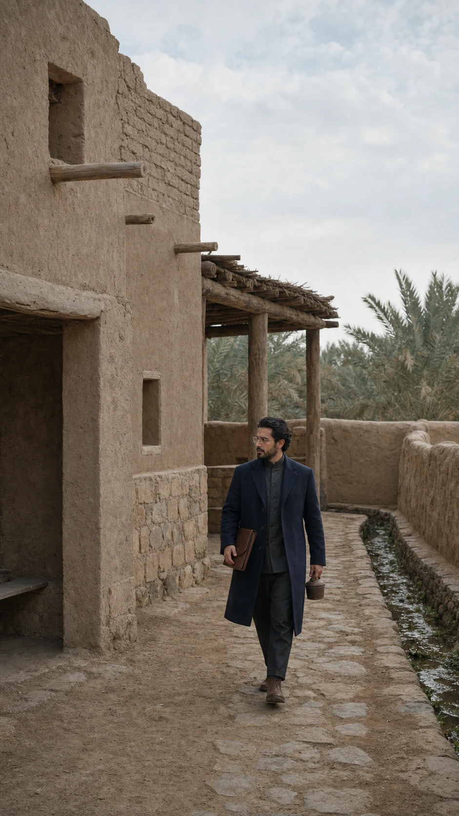 عمارة ممر بستاني في الجوف التاريخية